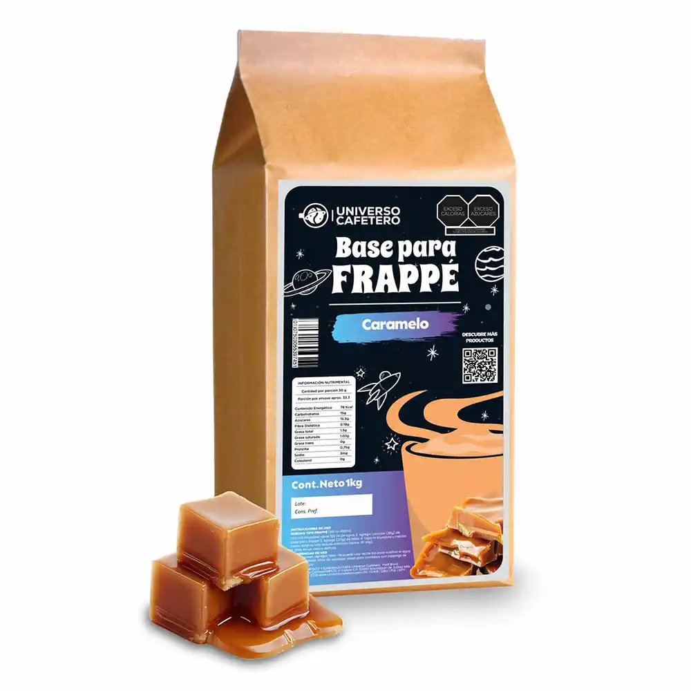 Polvo para bebidas sabor Caramelo