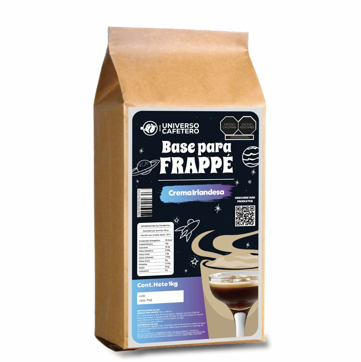 Polvo para bebidas Crema Irlandesa
