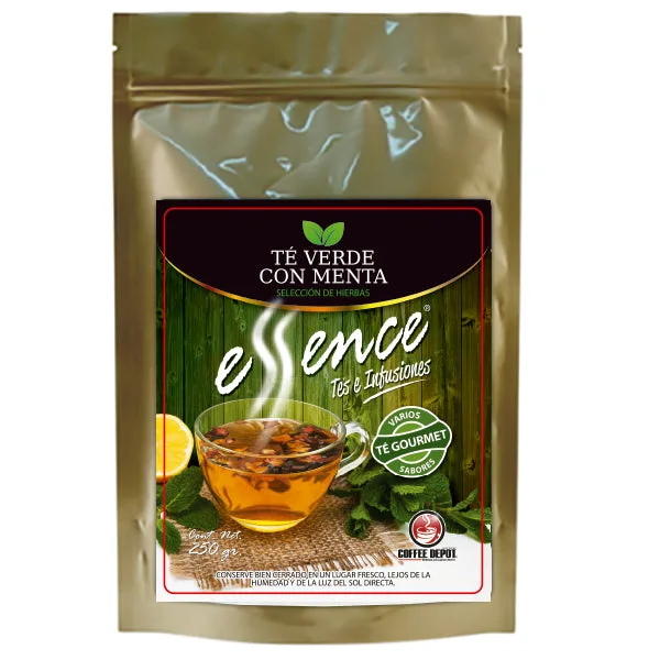 te verde con menta 250 g