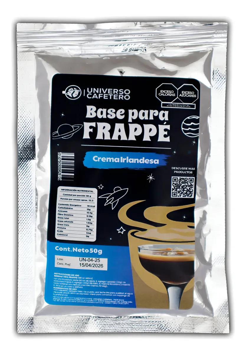 SOBRE BASE EN POLVO 16OZ/50GR CREMA IRLANDESA