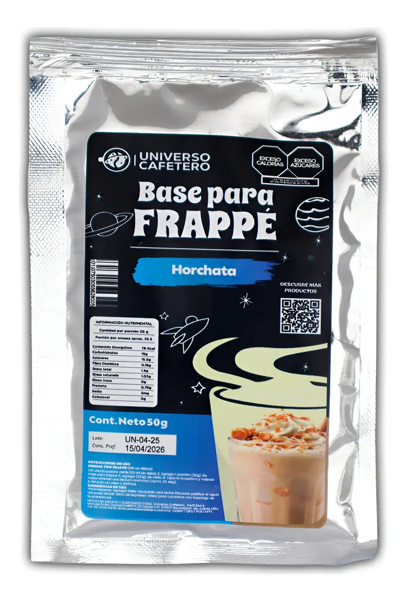 SOBRE BASE EN POLVO 16OZ/50GR HORCHATA