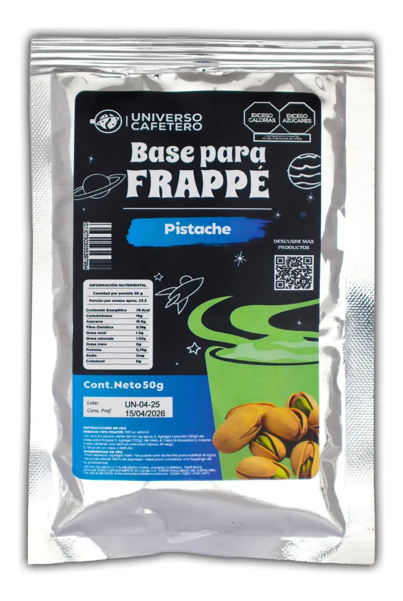SOBRE BASE EN POLVO 16OZ/50GR PISTACHE