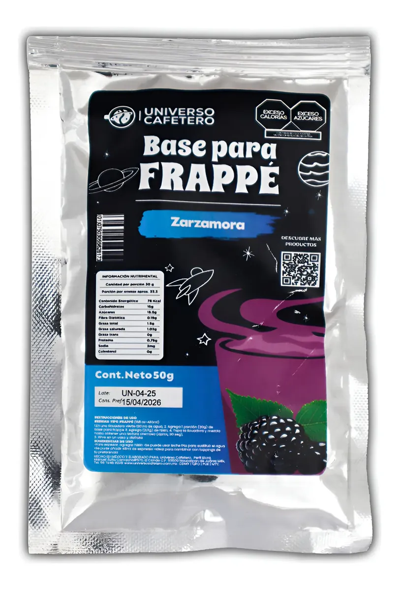 SOBRE BASE EN POLVO 16OZ/50GR ZARZAMORA