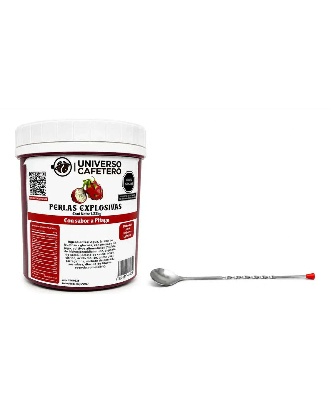 PERLAS EXPLOSIVAS 1.22KG SABOR PITAYA