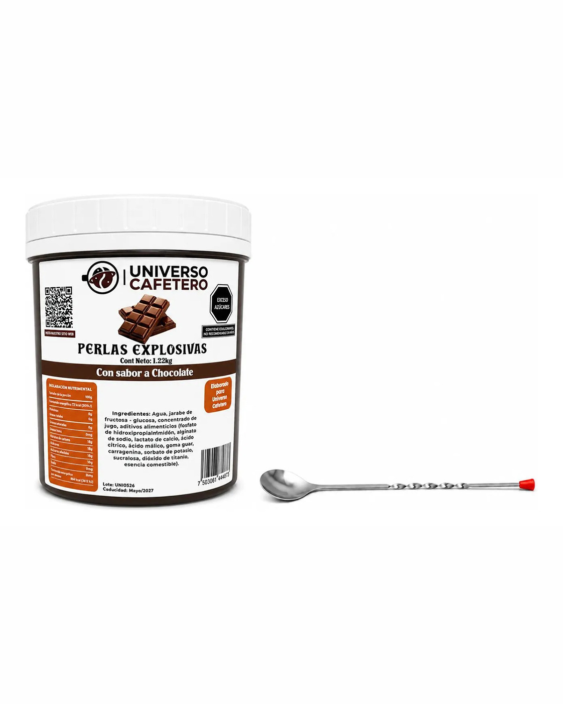 PERLAS EXPLOSIVAS 1.22KG SABOR CHOCOLATE