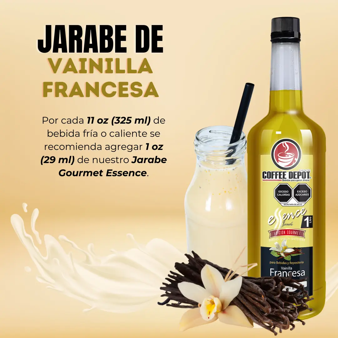JARABE ESSENCE VAINILLA FRANCESA 1 L