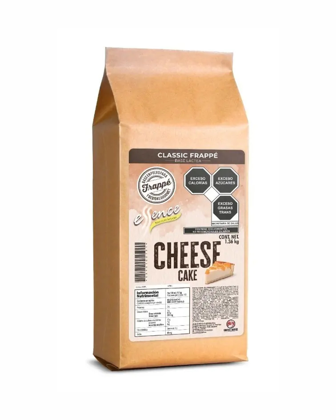 BASE PARA FRAPPE ESSENCE SABOR CHEESECAKE 1.36  KG