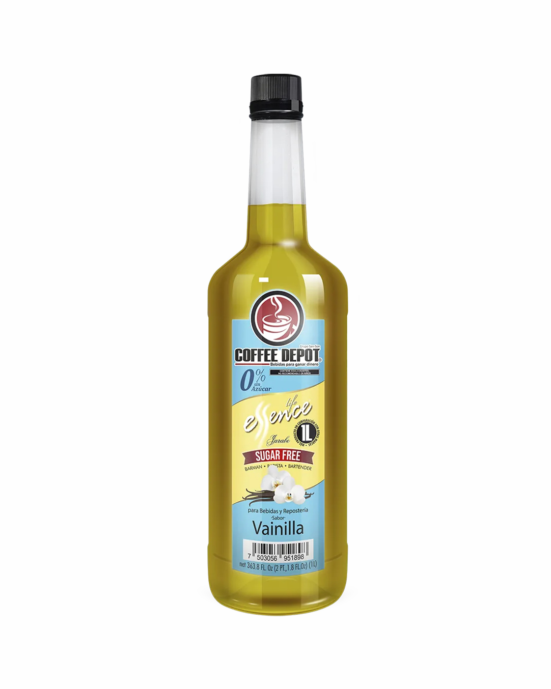 JARABE ESSENCE SUGAR FREE VAINILLA 1 L