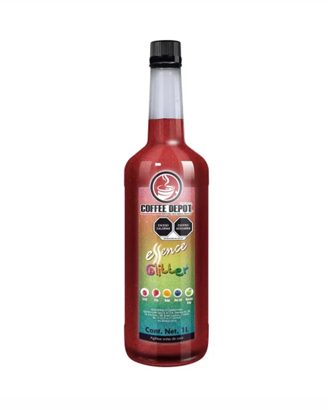 JARABE ESSENCE GLITTER CEREZA 1 L