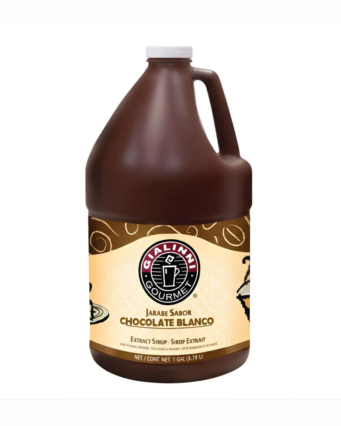 SALSA GIALINNI CHOCOLATE BLANCO 3.78 L