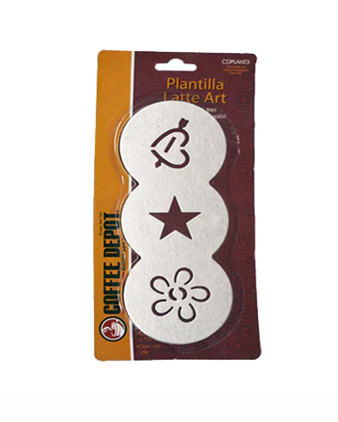PLANTILLA TRIPLE P/CANELA DE ACERO INOX.