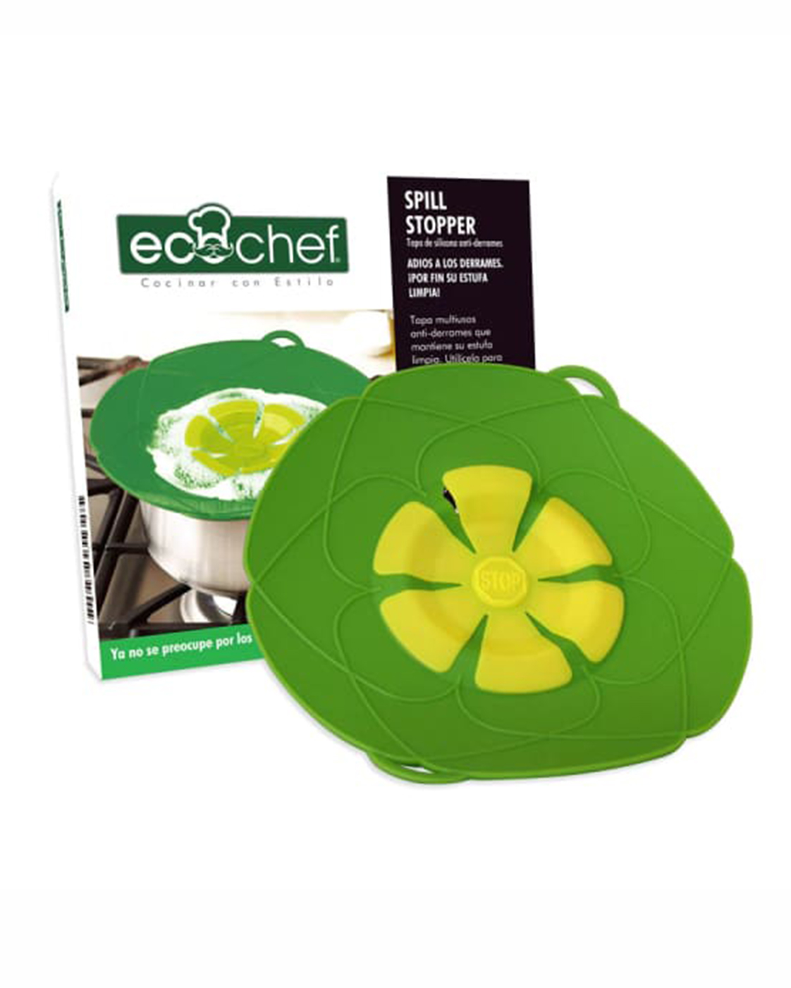 TAPA DE SILICON ANTI-DERRAMES ECOCHEF