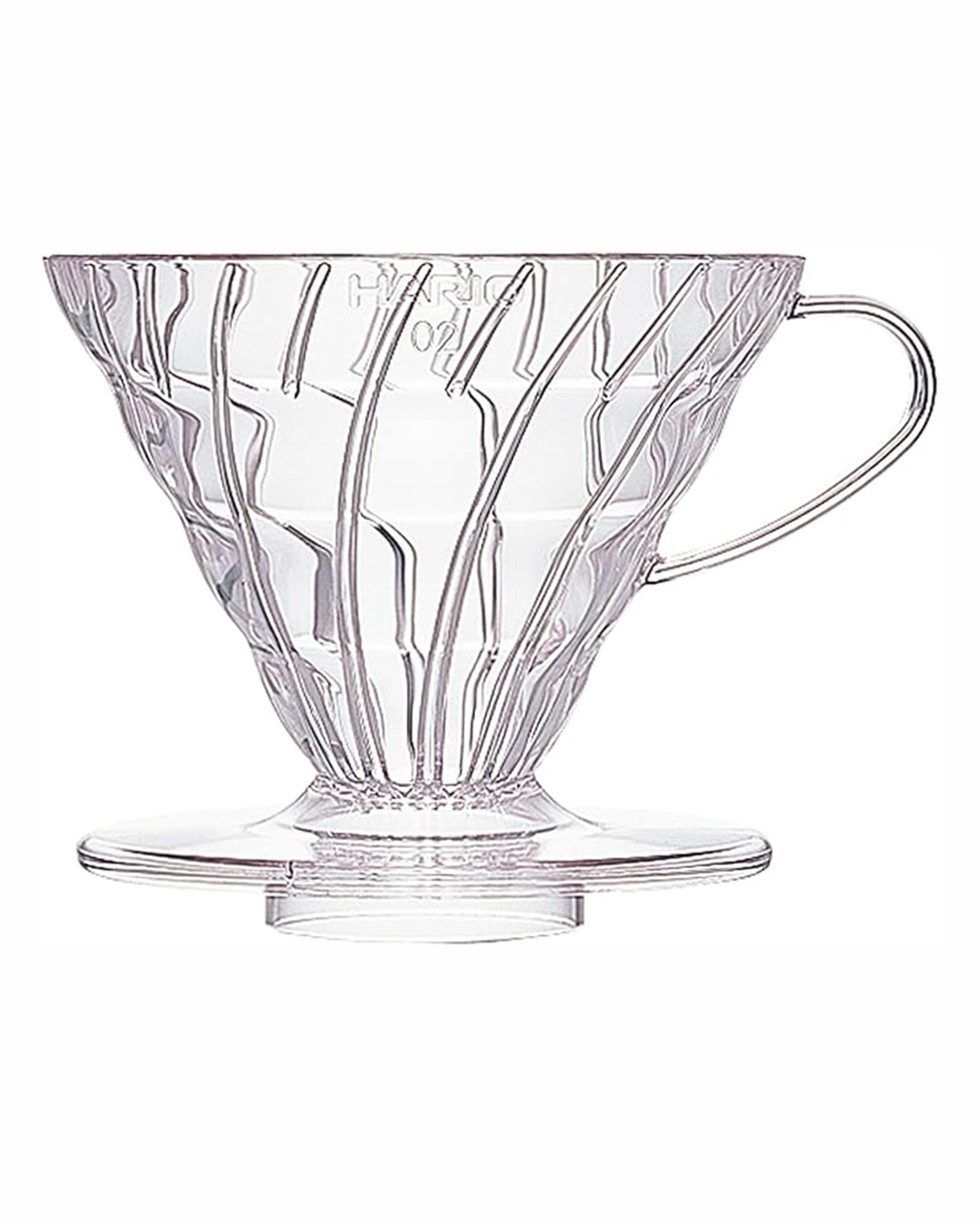 V60 DRIPPER DE VIDRIO 2-4 PERSONAS BASE DE PLÁSTICO